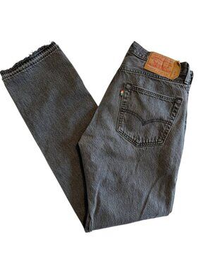 Vintage LEVIs 501 93s Rainbow Pride Gray Denim Jeans 32